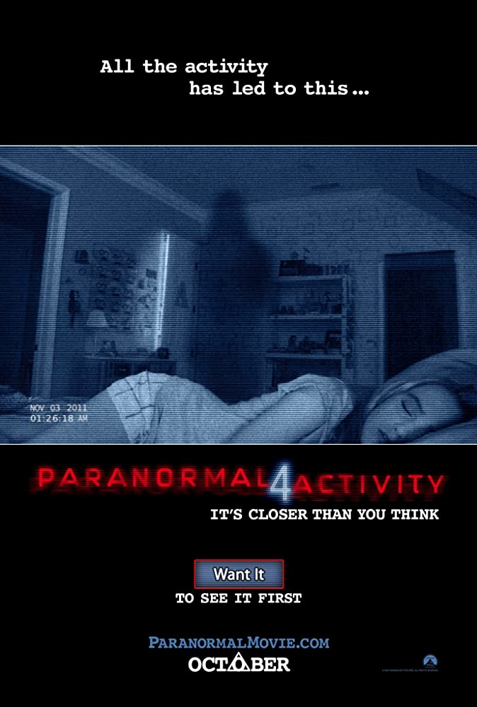 مشاهدة فيلم Paranormal Activity 4 2012 اون لاين
